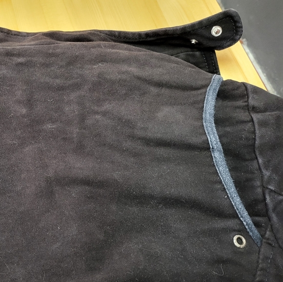 Vintage Parasuco Biker Jacket 100% Cotton Black - Picture 6 of 8